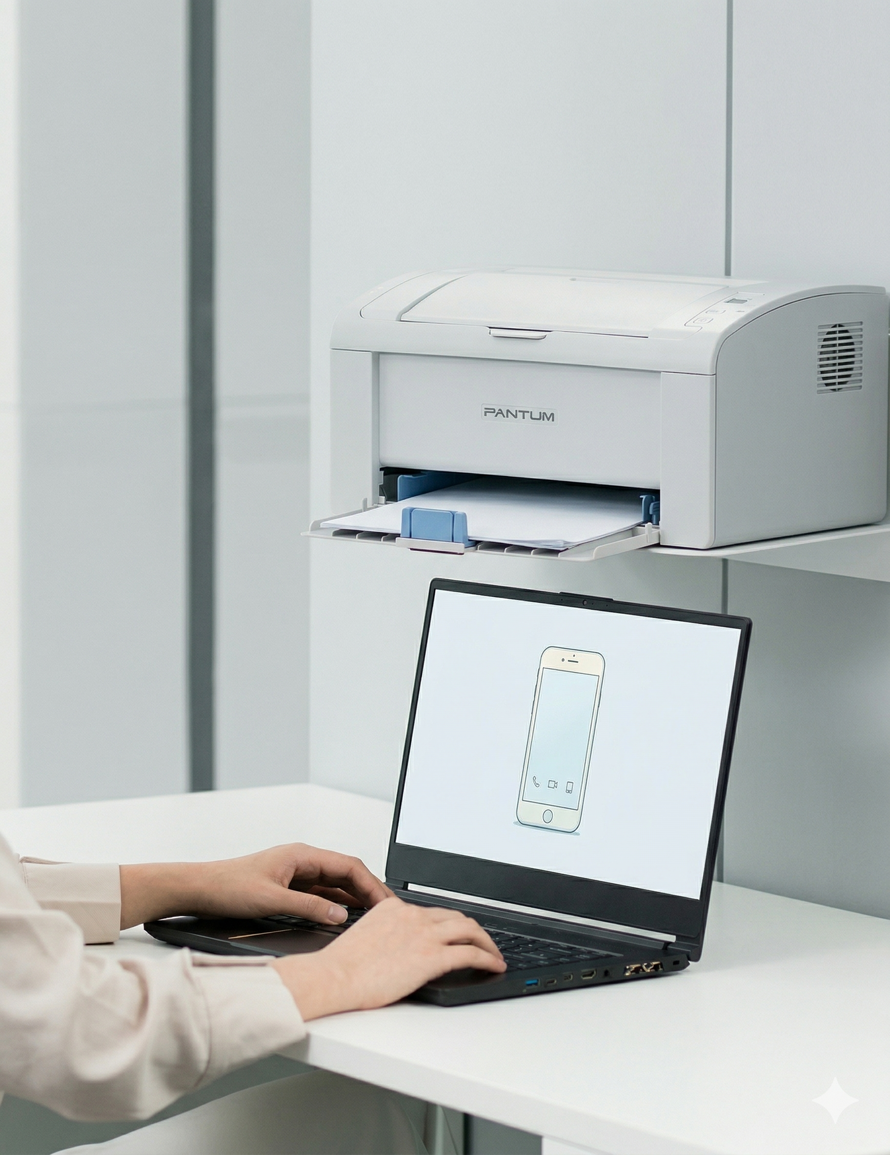 Pantum P2509 Laser A4 Noir et Blanc 22PPM avec WiFi