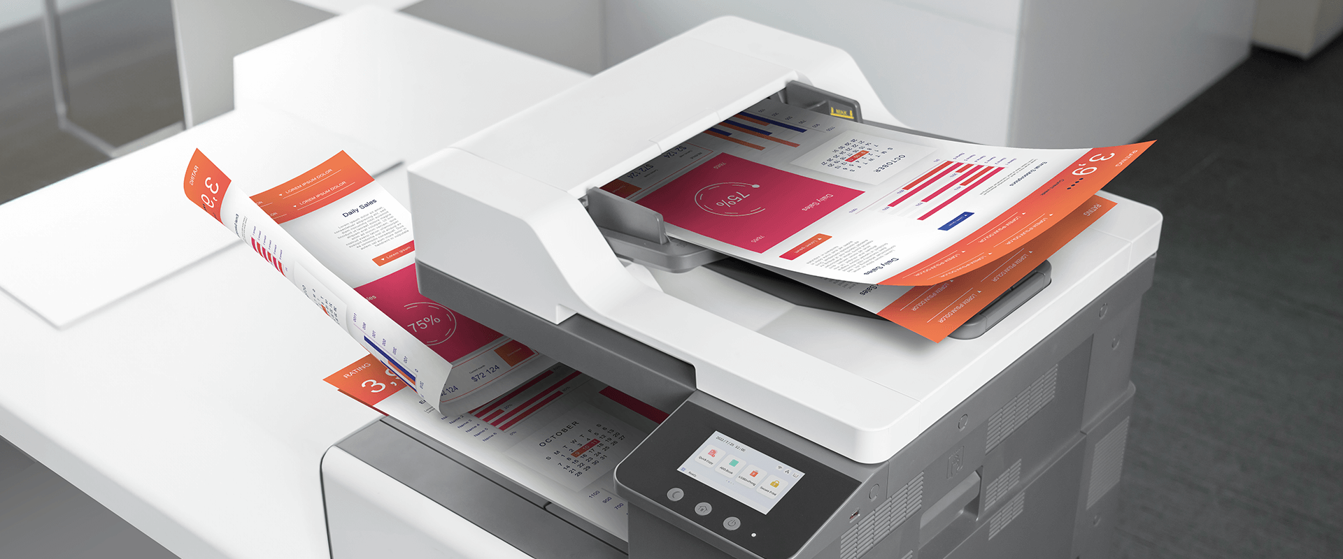 Améliorez l’efficacité de votre bureau grâce à l’impression couleur A3 haute vitesse
