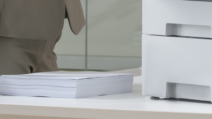 Bac d'alimentation papier puissant, prend en charge l'impression continue